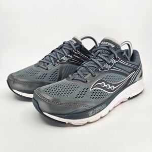 Women's Saucony Guide ISO 2 Running Shoes‎ EVERUN Support Gray Pink Size 9